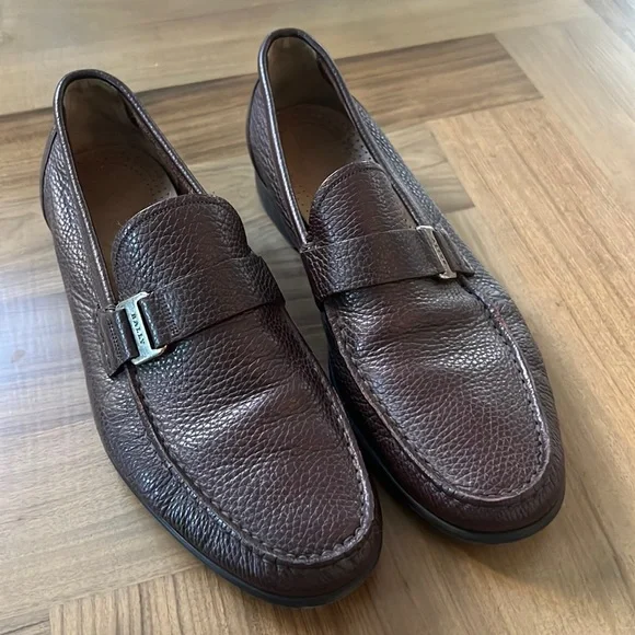 Bally Planker 42800 Midnight 21 Calf Nubuk Grained Men Loafer  US 9 Amazon.com | BALLY Simpler Men main image 4